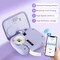 Label Maker Machine, Portable Bluetooth Label Printer with Tape, Inkless Label Maker Handheld for Home Office Organization, Purple